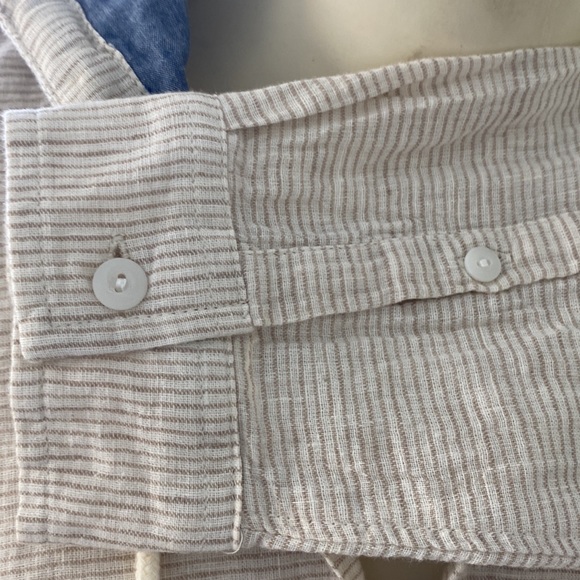 NEW LL Bean Textured Linen Anorak Size S - Picture 10 of 10